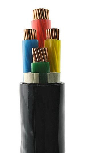 La distribution de cable électrique de basse tension câble le PVC d'isolation de PVC de 0.6/1 kilovolt a engainé le noyau 3 + la terre Unarmoured et blindés