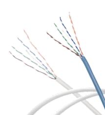 Le cuivre solide libre de câble LAN D'Ethernet de la catégorie 5e de ftp du câble Cat.5e de bas halogène de fumée, 4 appareillent 1000 pi boitier d'accès de 305 m