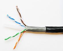 Cat.6 cuivrent le câble extérieur de réseau d'UTP de câble LAN D'Ethernet