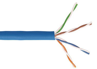 Câble LAN D'en cuivre de la catégorie 5e UTP 4 paires de bas halogène de fumée de petit pain libre du câble 305m/dans le boitier d'accès
