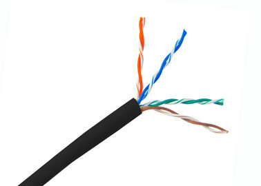 Câble Ethernet extérieur de LAN d'en cuivre de Cat5e 4 paires d'UTP de câble de réseau 305 m dans le boitier d'accès
