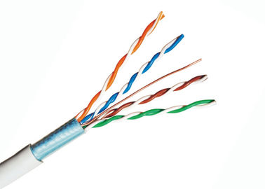 Le câble LAN De cuivre, câble de ftp de Cat.5e a protégé le câble de mise en réseau 4 paires 1000 pi (m) boitier d'accès 305