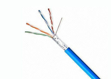 Câble de cuivre de ftp du câble LAN Cat5e 4 paires de câble de cuivre nu solide de mise en réseau