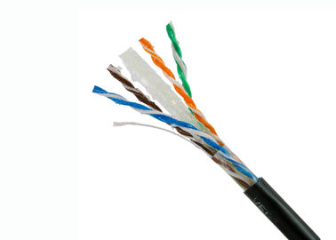 Le gel direct extérieur d'enterrement de câble de Cat6 UTP a rempli câble LAN D'Ethernet, câble de réseau de twisted pair