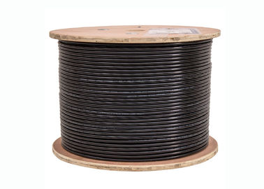 23 résistants UV d'en cuivre d'A.W.G. de câble extérieur nu solide de mise en réseau câble LAN/Cat6