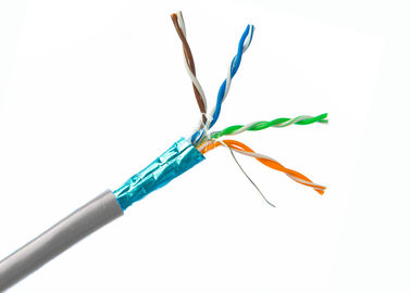 Câble de mise en réseau protégé par conducteur de cuivre nu de câble de ftp Cat6