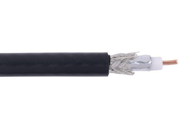 Câble coaxial de liaison de l'isolation RG 59 U de LDPE, A.W.G. 22 câble visuel coaxial de 75 ohms
