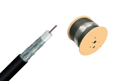 Câble coaxial de liaison de l'isolation RG 59 U de LDPE, A.W.G. 22 câble visuel coaxial de 75 ohms