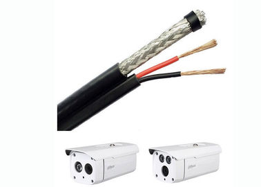 Câble coaxial de liaison épais de Digital, câble siamois de RG59U pour des caméras de sécurité