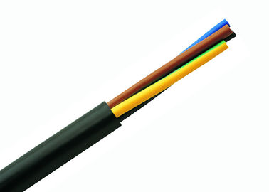 Fil électrique flexible de noyau multi de H05VV-F, connexion échouée par conducteur de cuivre fin de PVC le fil