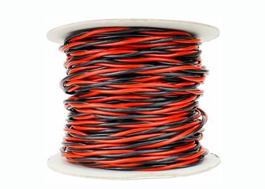 Le câble flexible 300/300 V de twisted pair a tordu des cordes avec des noyaux de cuivre échoués fins flexibles du conducteur 2