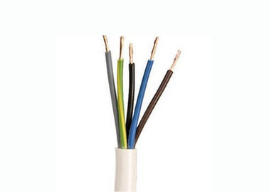 Cable électrique de cuivre isolé par PVC de noyau du câble 5 de conducteur pour des appareils électroménagers