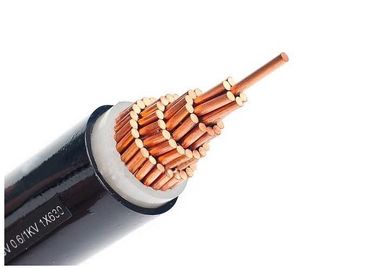a isolé carrée de /XLPE de Cu-conducteur du câble de 0.6/1 kilovolt XLPE 1*240 (Unarmoured) millimètre/câble électrique engainé par PVC