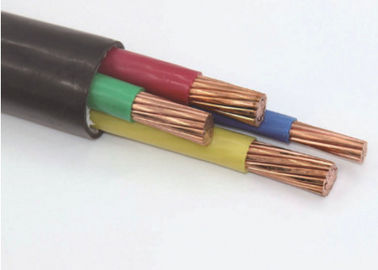 VV22 le type PVC a isolé le câble carré du cable électrique 3*25 millimètre pour des connexions de Residental